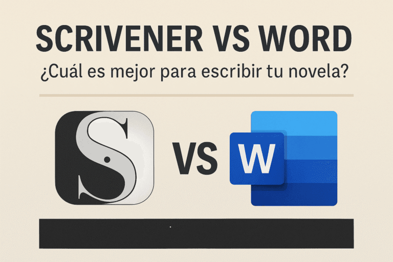 Scrivener vs Word: ¿Cuál es mejor para escribir tu novela?