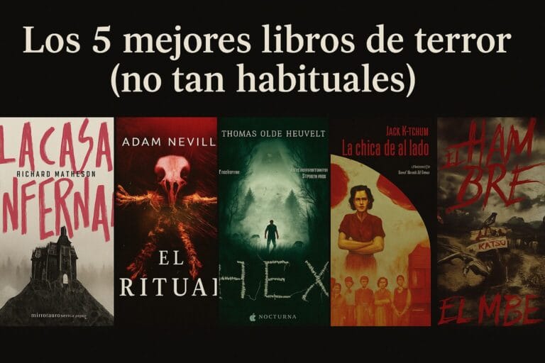 Los 5 mejores libros de terror (no tan habituales)