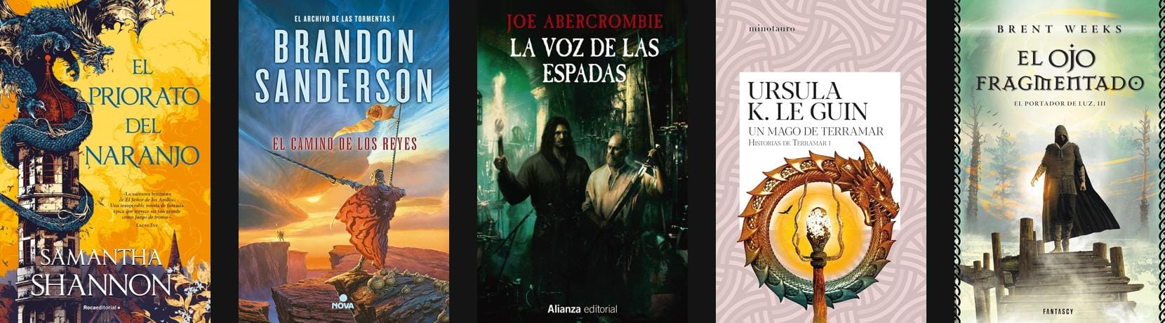 Los 5 mejores libros de Fantasía (no tan habituales)