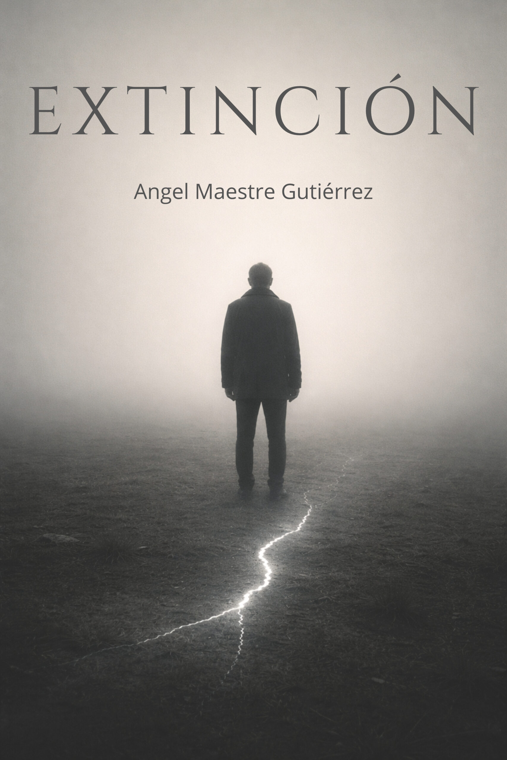 Portada de Extinción, novela de ciencia ficción psicológica de Ángel Maestre