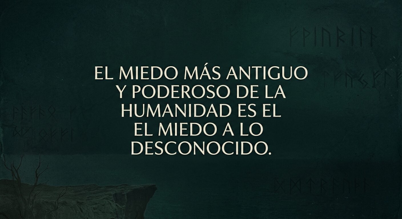 Cita sobre el miedo a lo desconocido atribuida a H. P. Lovecraft