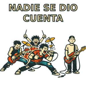 Nadie Se Dio Cuenta — Camiseta Bajista