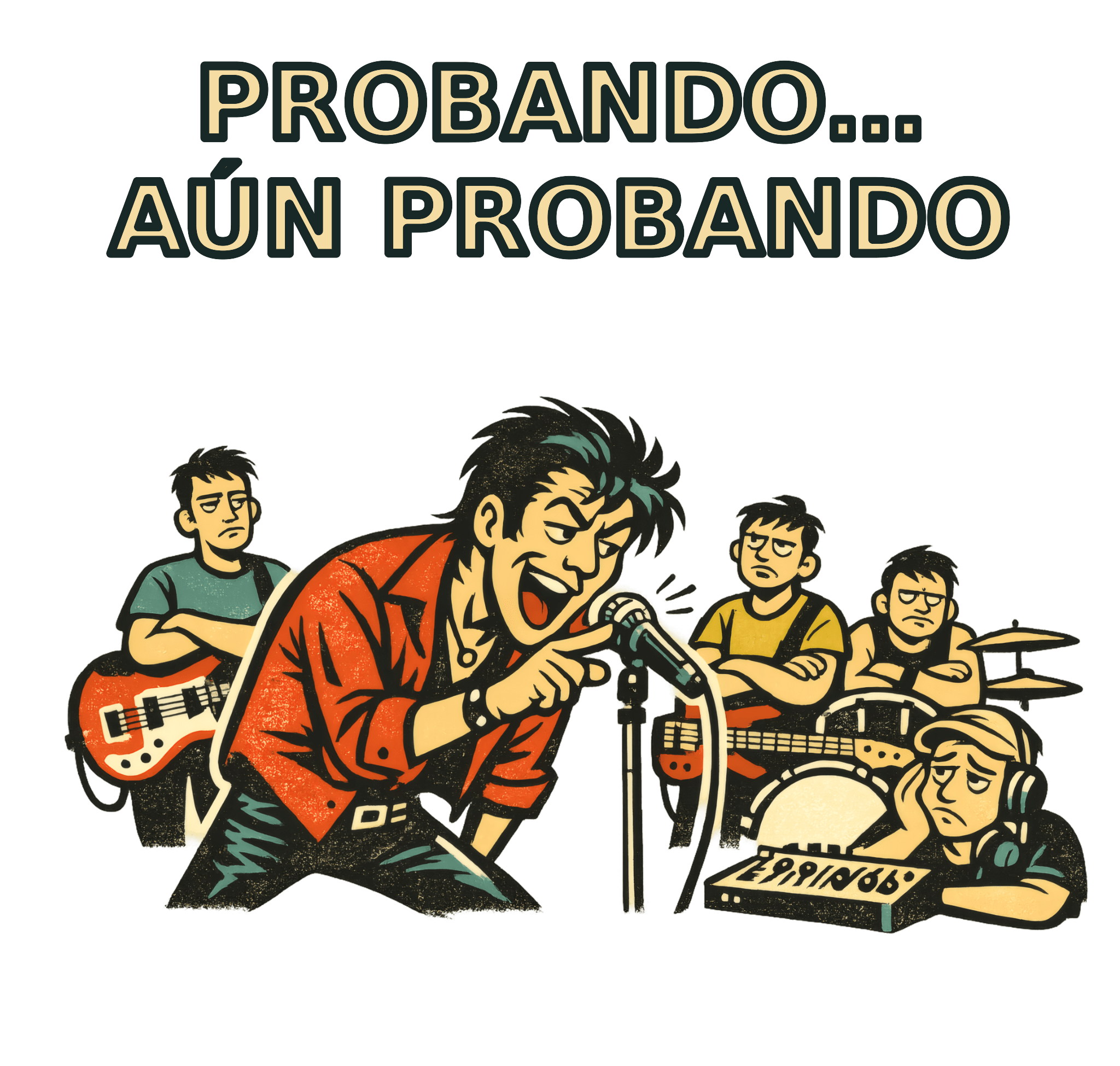 Probando Aún Probando — Camiseta Técnico Sonido