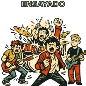 Sí Esto Estaba Ensayado — Camiseta Banda Rock