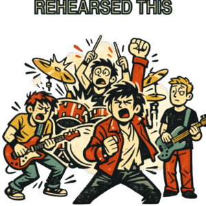 We Totally Rehearsed This — Camiseta Banda Músico