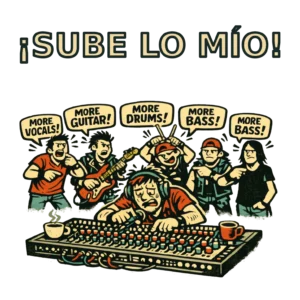 Sube Lo Mío — Camiseta Técnico Sonido