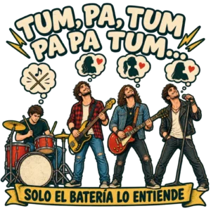 "Solo el batería lo entiende"