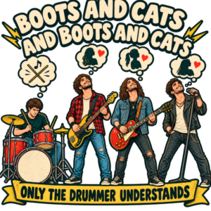 "Only the drummer gets it"