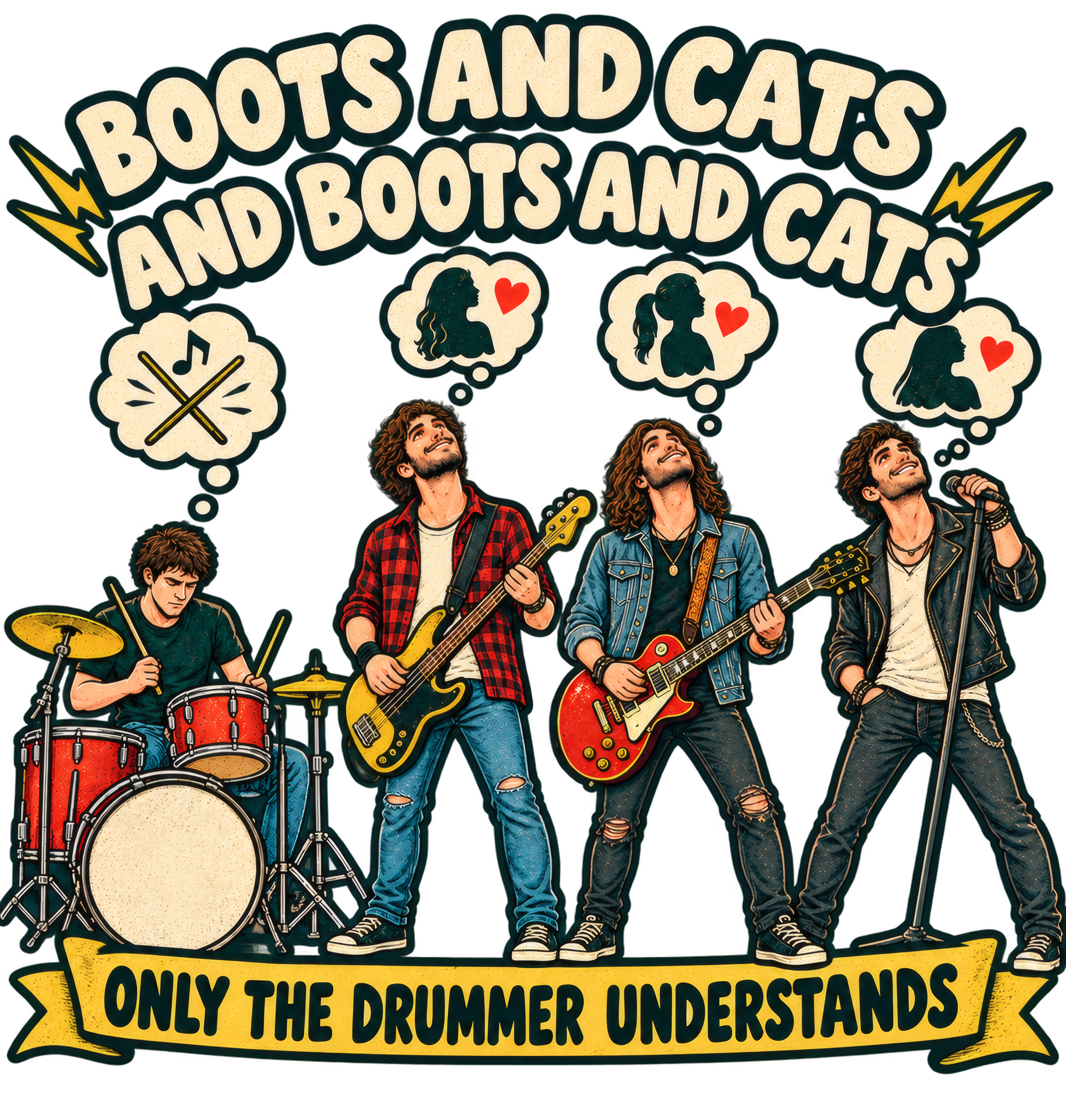"Only the drummer gets it"