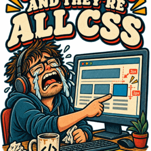 It's Impossible to Center a Div" CSS Shirt