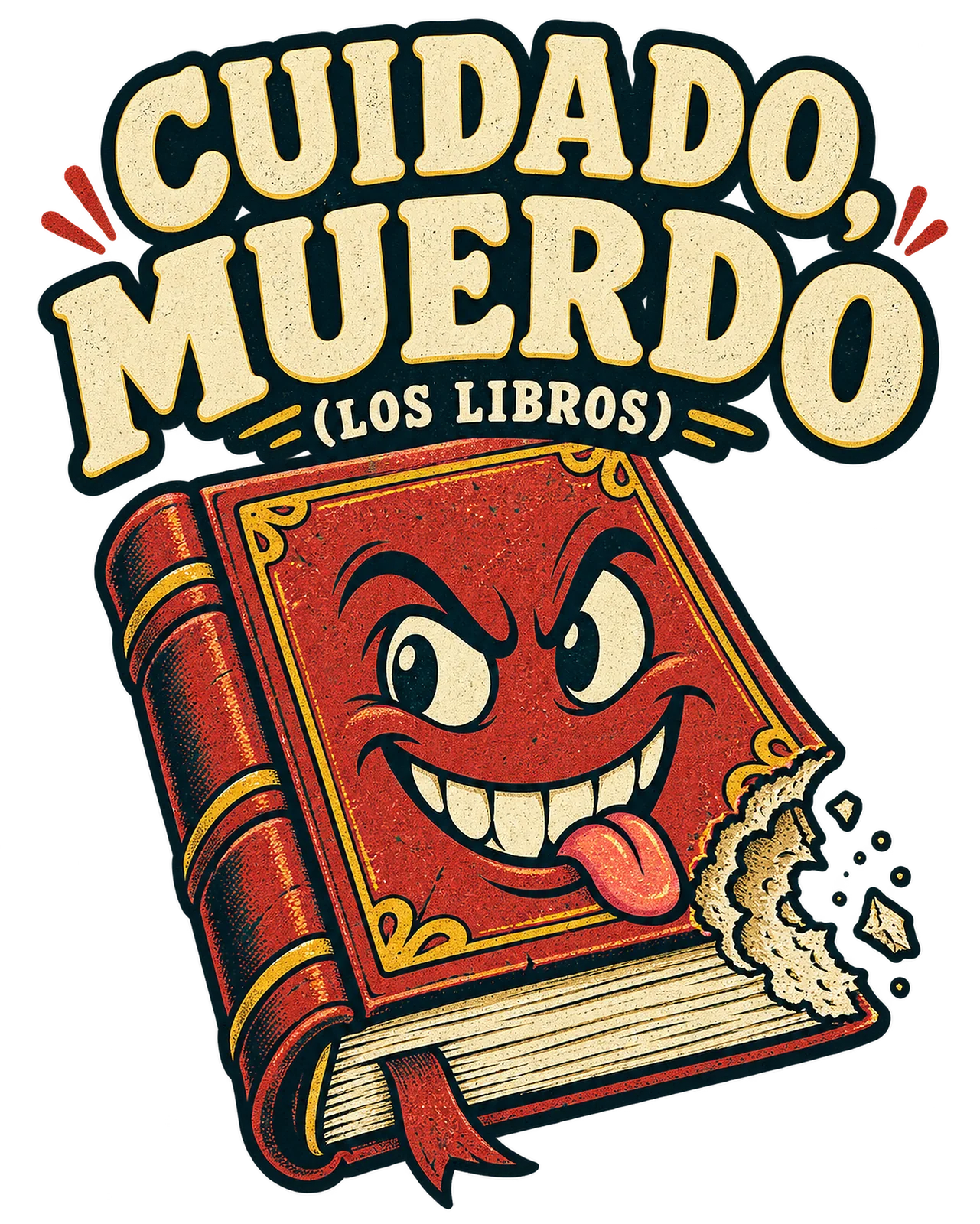 "Cuidado, muerdo"