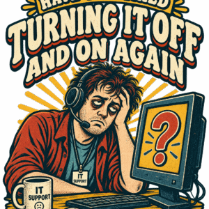 "Have you tried turning it off and on again"